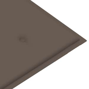 Stohovatelná zahradní lavice s poduškou 128,5 cm masivní teak - obrázek 7