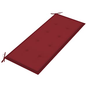 Stohovatelná zahradní lavice s poduškou 128,5 cm masivní teak - obrázek 6