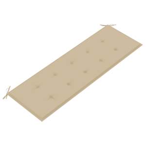 Stohovatelná zahradní lavice s poduškou 159 cm masivní teak - obrázek 6