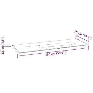 Stohovatelná zahradní lavice s poduškou 159 cm masivní teak - obrázek 9