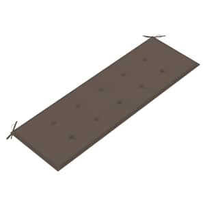 Stohovatelná zahradní lavice s poduškou 159 cm masivní teak - obrázek 6