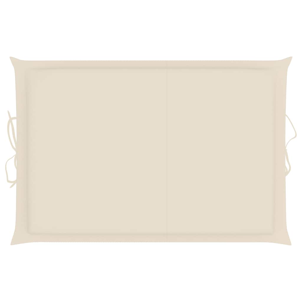 Ligbed schommelend met kussen massief teakhout image 14