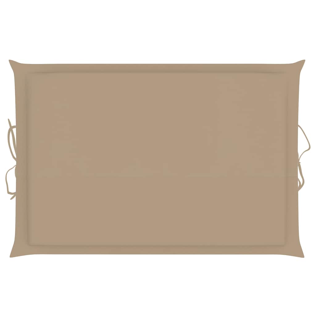 Ligbed schommelend met kussen massief teakhout image 15