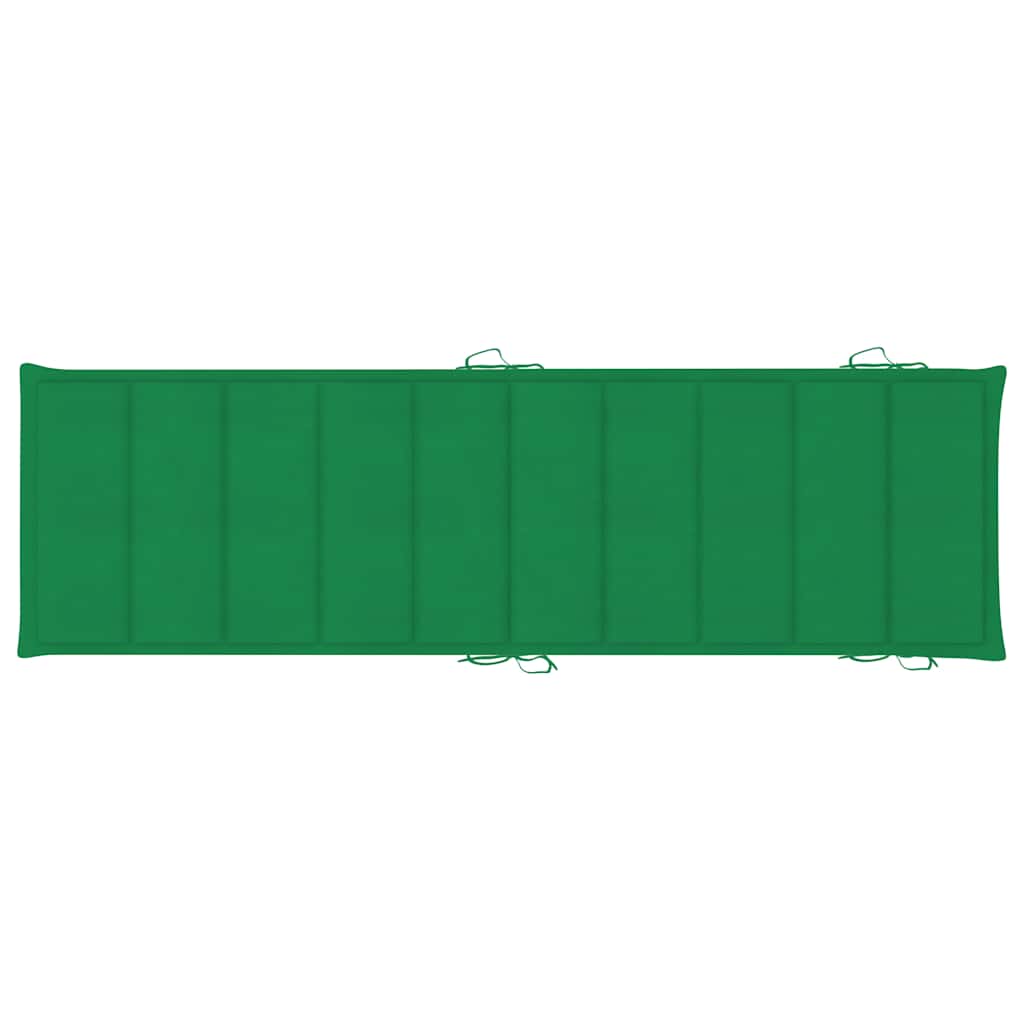 Ligbed schommelend met kussen massief teakhout image 14