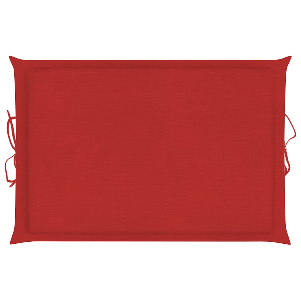 Ligbed schommelend met kussen massief teakhout image 17