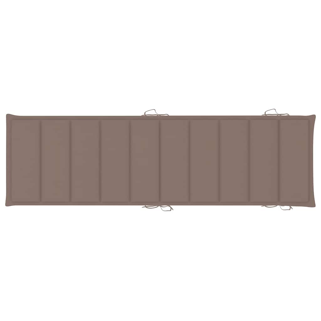 Ligbed schommelend met kussen massief teakhout image 15