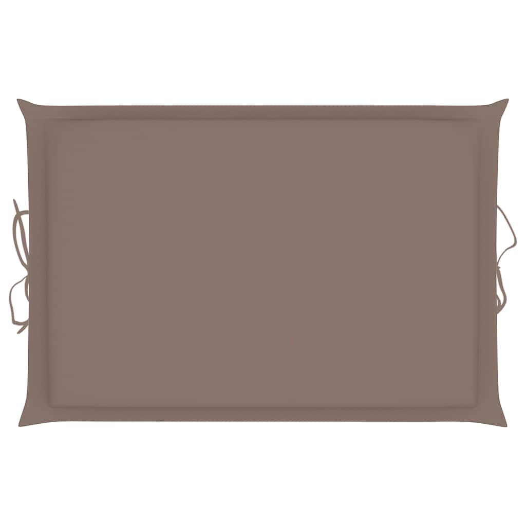 Ligbed schommelend met kussen massief teakhout image 17