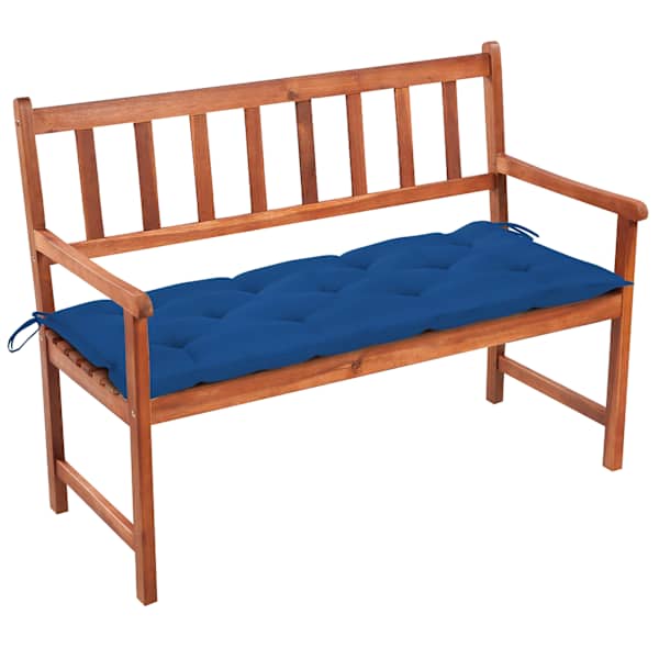 vidaXL aiapink padjaga 120 cm, akaatsiapuit