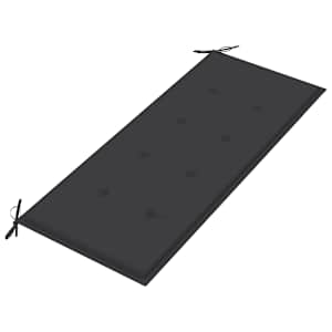 Skládací zahradní lavice s poduškou 118 cm bambus - obrázek 5