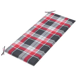 Skládací zahradní lavice s poduškou 118 cm bambus - obrázek 5