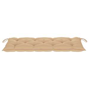 Skládací zahradní lavice s poduškou 118 cm bambus - obrázek 6