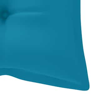 Skládací zahradní lavice s poduškou 118 cm bambus - obrázek 8