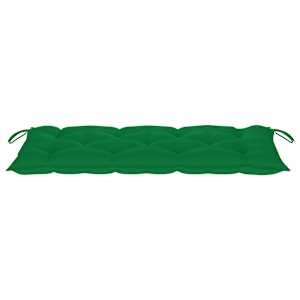 Skládací zahradní lavice s poduškou 118 cm bambus - obrázek 6