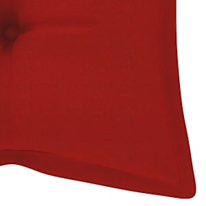 Skládací zahradní lavice s poduškou 118 cm bambus - obrázek 8