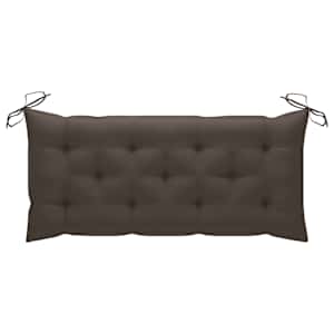 Skládací zahradní lavice s poduškou 118 cm bambus - obrázek 7