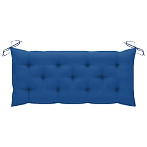 Skládací zahradní lavice s poduškou 118 cm bambus - obrázek 7
