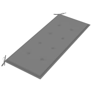 Zahradní lavice s poduškou 120 cm bambus - obrázek 5