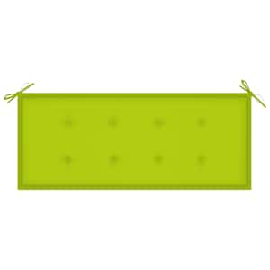 Zahradní lavice s poduškou 120 cm bambus - obrázek 6