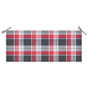 Zahradní lavice s poduškou 120 cm bambus - obrázek 6
