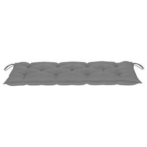 Zahradní lavice s poduškou 120 cm bambus - obrázek 7