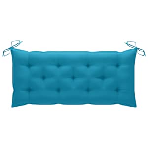 Zahradní lavice s poduškou 120 cm bambus - obrázek 8