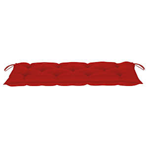 Zahradní lavice s poduškou 120 cm bambus - obrázek 7