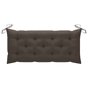 Zahradní lavice s poduškou 120 cm bambus - obrázek 8