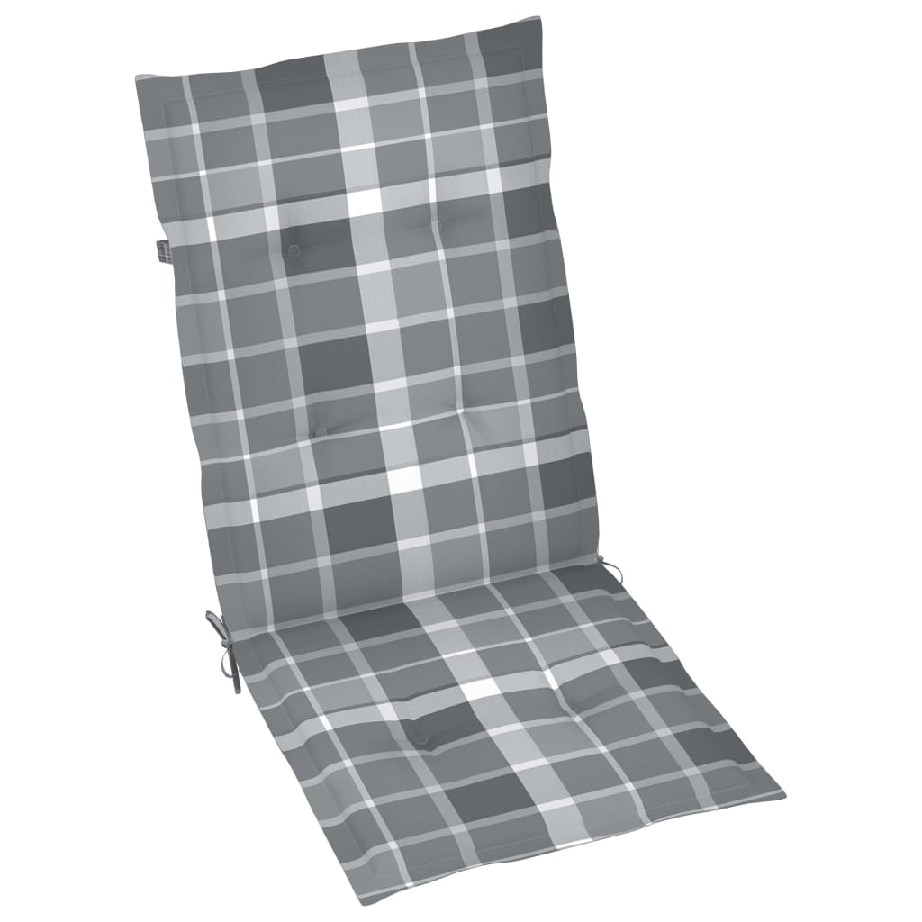 Atlošiamos sodo kėdės su pagalvėmis, 2vnt., akacijos masyvas | Stepinfit