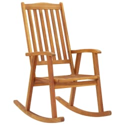 vidaXL Rocking Chair Natural wood Solid acacia wood Standard Durable