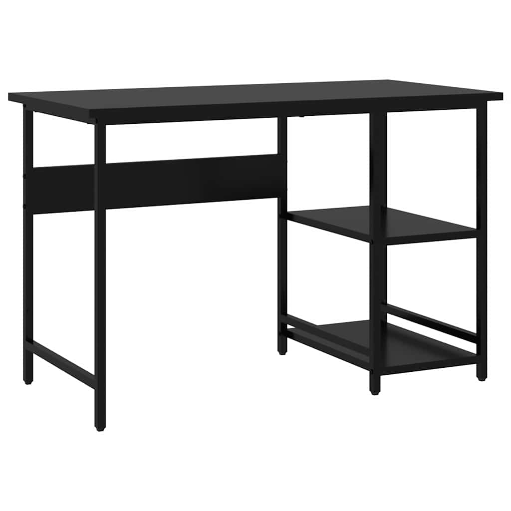 Thumbnail - vidaXL Computertisch Schwarz 105x55x72 cm MDF und Metall