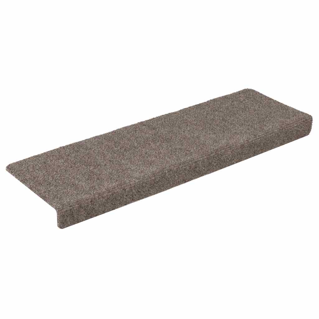

vidaXL Trapmatten 15 st 65x25 cm naaldvilt crèmekleurig
