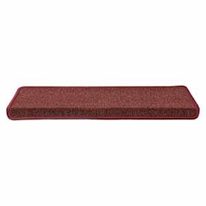 Schodové rohože 15 ks 65 x 21 x 4 cm bordó obdélníkový okraj - obrázek 4