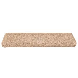 Schodové rohože 15 ks 65 x 21 x 4 cm zlaté obdélníkové okraje - obrázek 4