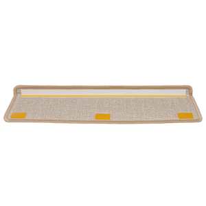 Schodové rohože 15 ks 65 x 21 x 4 cm zlaté obdélníkové okraje - obrázek 5