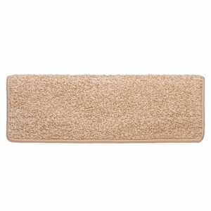 Schodové rohože 15 ks 65 x 21 x 4 cm zlaté obdélníkové okraje - obrázek 6