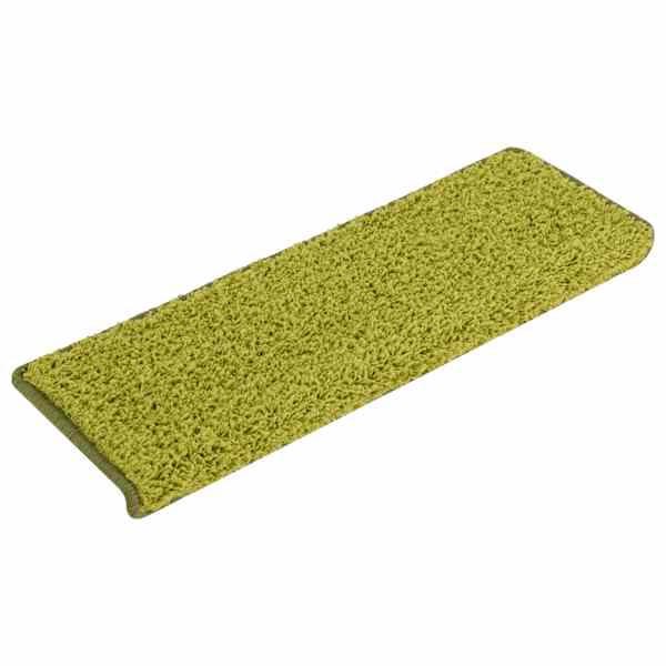 vidaXL trepimatid 15 tk 65 x 21 x 4 cm rohelised ristk&uuml;likukujulised servad