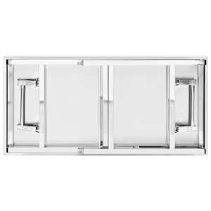 Kuchyňský skládací pracovní stůl 120 x 60 x 80 cm nerezová ocel - obrázek 4