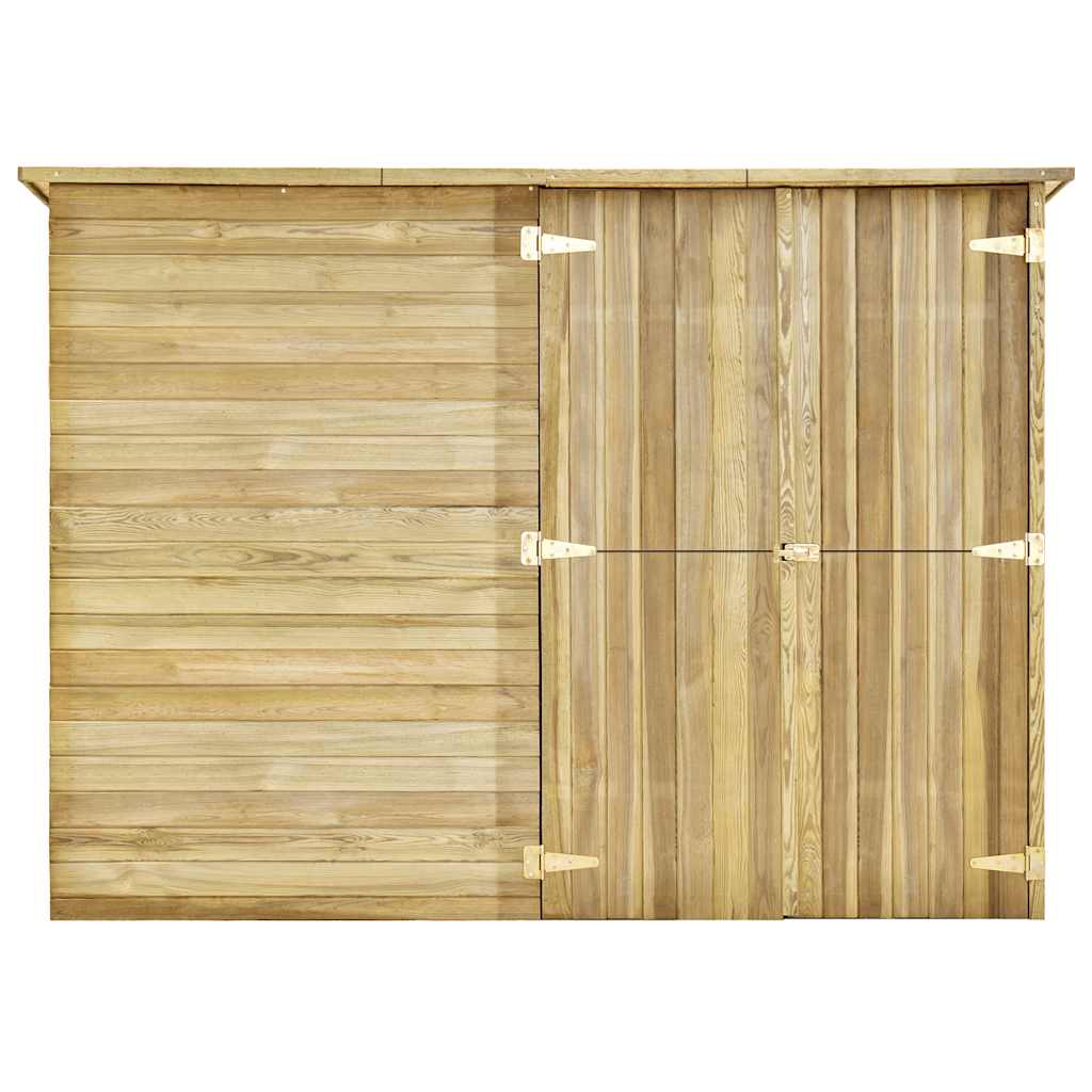 Thumbnail - vidaXL Fahrradgarage 232x110x170 cm Kiefernholz Imprägniert