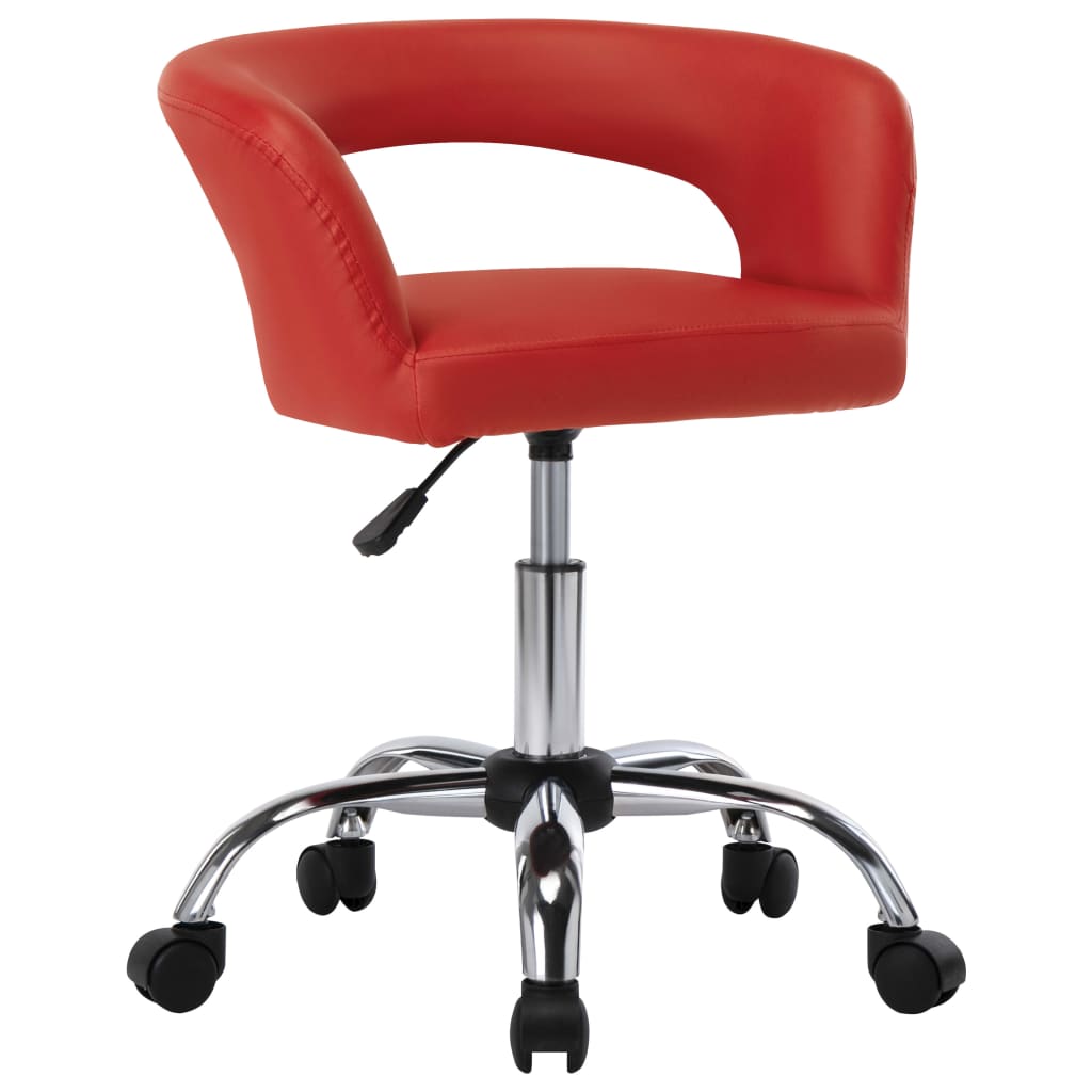 

vidaXL Eetkamerstoelen 4 st kunstleer rood