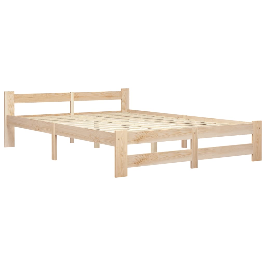 vidaXL Bedframe massief grenenhout 120x200 cm afbeelding