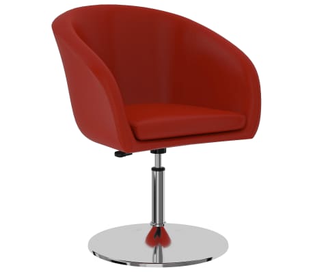 vidaXL Eetkamerstoelen 6 st kunstleer rood