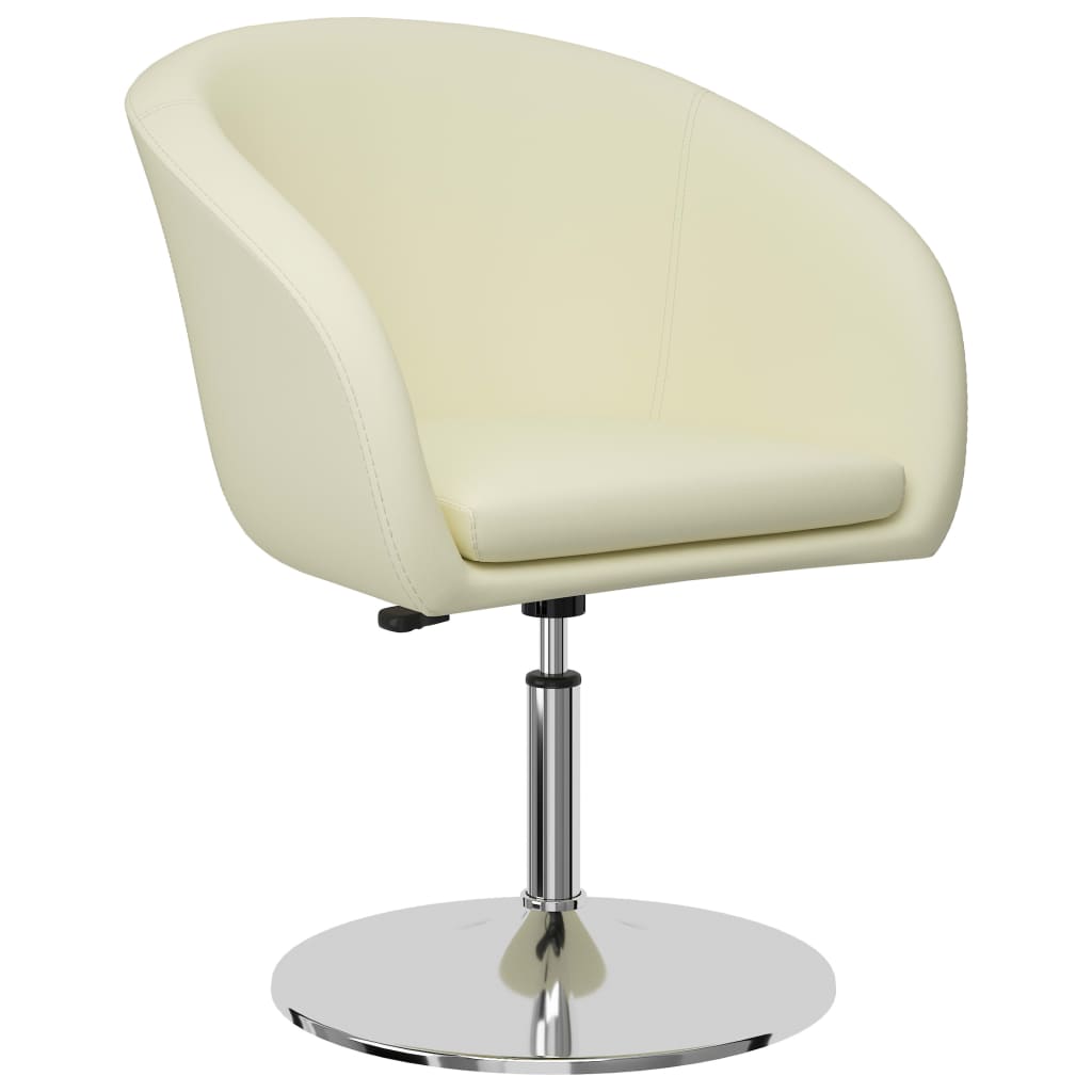 

vidaXL Eetkamerstoelen 6 st kunstleer crèmekleurig