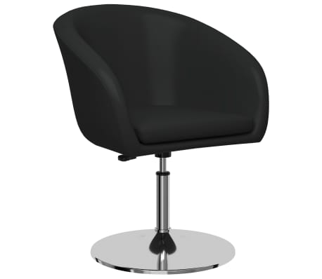 vidaXL Valgomojo kėdės, 6vnt., pilkos, dirbtinė oda