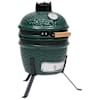 vidaXL kaks &uuml;hes Kamado grill-suitsuahi, keraamiline, 56 cm, roheline