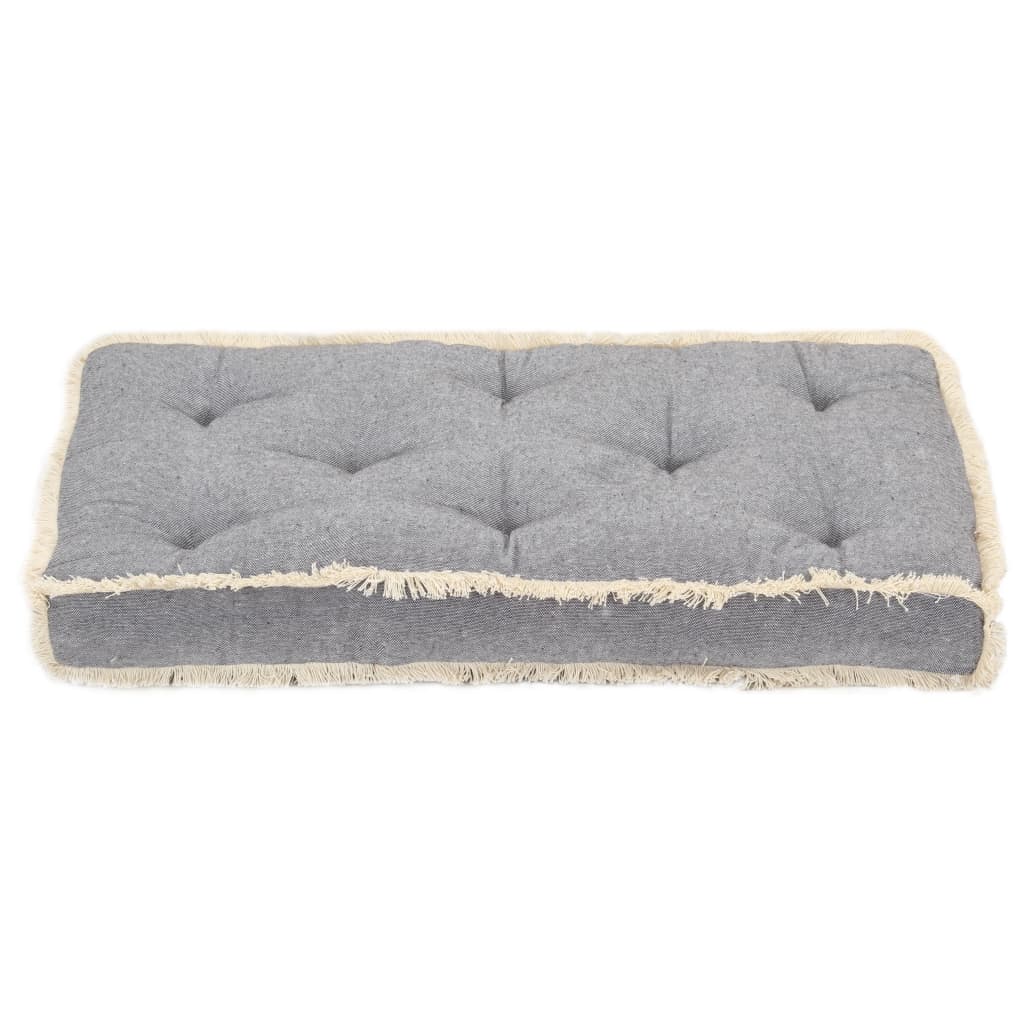 vidaXL Coussin de canapé palette Anthracite 73x40x7 cm