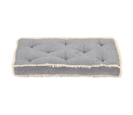 vidaXL Coussin de canapé palette Anthracite 73x40x7 cm