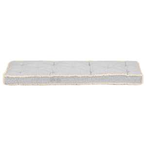 vidaXL Μαξιλάρι Καναπέ Παλέτας Γκρι 120 x 40 x 7 εκ.