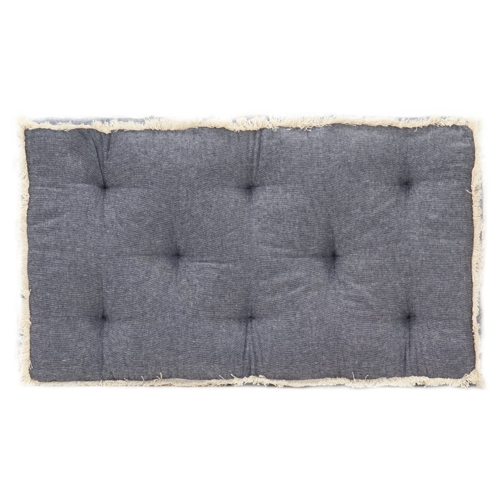vidaXL Pernă pentru canapea din paleți, albastru, 73 x 40 x 7 cm