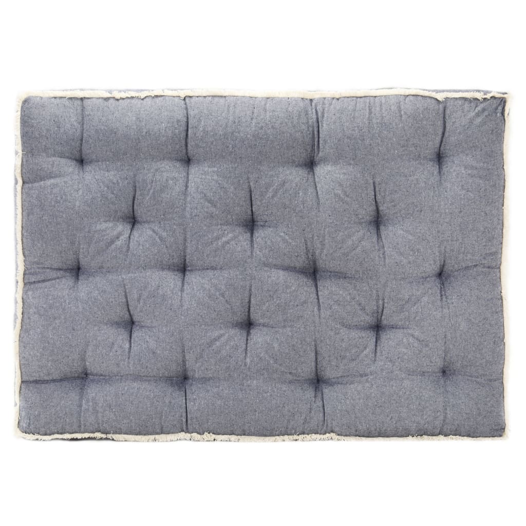 vidaXL Pernă pentru canapea din paleți, albastru, 120 x 80 x 10 cm vidaXL