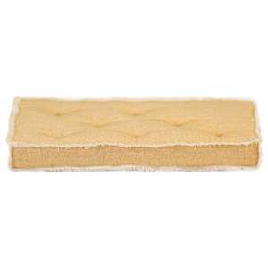 vidaXL Pagalvė sofai i&scaron; palečių, geltonos spalvos, 73x40x7cm